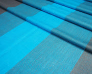 turquoise aqua silk wool scarf close up
